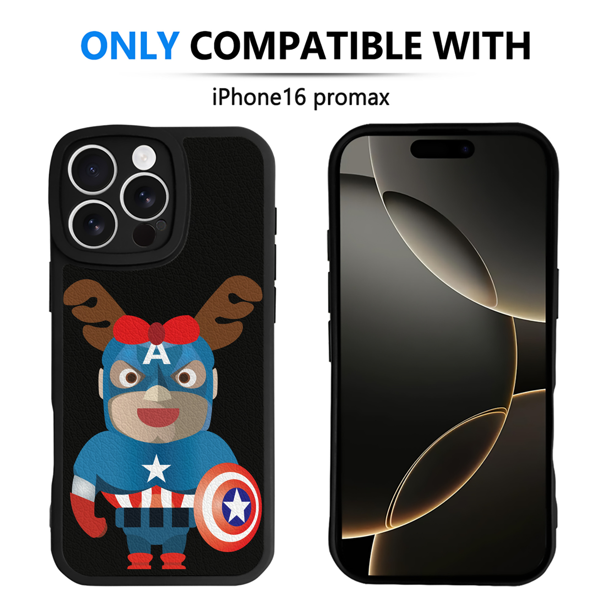 （画像用） アベンジャーズ The Avengers 【iPhone 16シリーズ対応】シリコンスマホケース（レザー調） 材質：シリコン